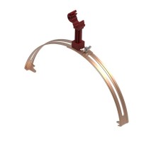 Коньк.рег. зажим с пласт. держ., медь  ND2204CU  DKC