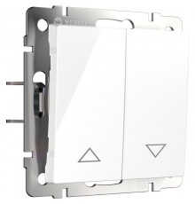 W1124501/ Электроустановочные изделия - Выключатель жалюзи (белый)  a051132  Werkel