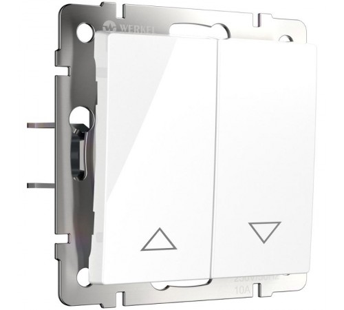 W1124501/ Электроустановочные изделия - Выключатель жалюзи (белый)  a051132  Werkel