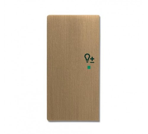 SRD-2-L-840 Клавиша двойная левая free@home, светорегулятор, Династия, латунь античная  6220-0-0380   2CKA006220A0380  ABB