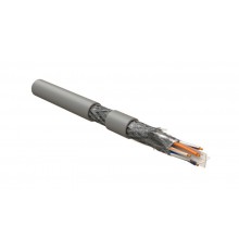 ISFUTP4-C6-P24/19-PU-GY (500 м) Кабель для сетей Industrial Ethernet, категория 6, 4x2x24 AWG (19х0.12 мм), SF/UTP, PU, серый  444049  Hyperline