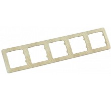 Рамка пятиместная, скрытой установки, цвет сосна  Р405-02  HEGEL