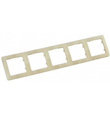 Рамка пятиместная, скрытой установки, цвет сосна  Р405-02  HEGEL