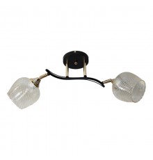 Светильник 11305-2/2 черн.зол (Плафон 8271) НПБ 01-2х60-139 Е27  1005404894  Элетех