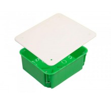 Коробка распределительная с/у 160х140х70 (ниша)  металлические лапки (для полых стен) с крышкой, габариты: 166x146x70 мм IP30  КР1204  HEGEL