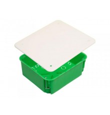 Коробка распределительная с/у 160х140х70 (ниша)  металлические лапки (для полых стен) с крышкой, габариты: 166x146x70 мм IP30  КР1204  HEGEL