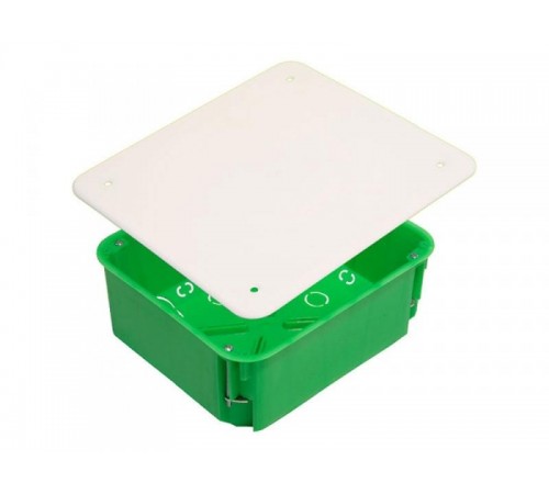 Коробка распределительная с/у 160х140х70 (ниша)  металлические лапки (для полых стен) с крышкой, габариты: 166x146x70 мм IP30  КР1204  HEGEL