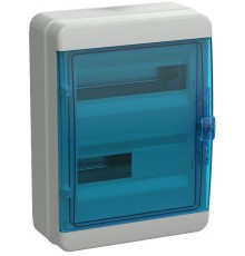 Корпус пластиковый навесной на 24 модулей КМПн-24 IP65 синий прозрачная дверь TEKFOR  TF5-KP72-N-24-65-K03-K07 TEKFOR  IEK