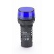 Лампа комм. ADDS 22 мм LED син.220В AC/DC ЛK-22   25122DEK  DEKraft