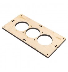 Шаблон для подрозетников c 3 отв. диам. 68 мм EKF Expert  sh-d68-3  EKF