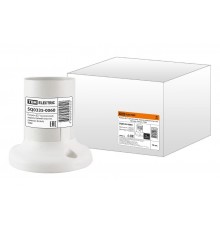 Патрон Е27 потолочный, термостойкий пластик, прямой, белый,  SQ0335-0060  TDM