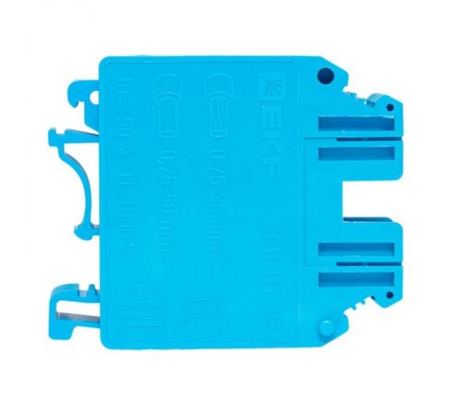 Клеммная колодка винтовая 35 UT синяя scr-ut-35-b  EKF