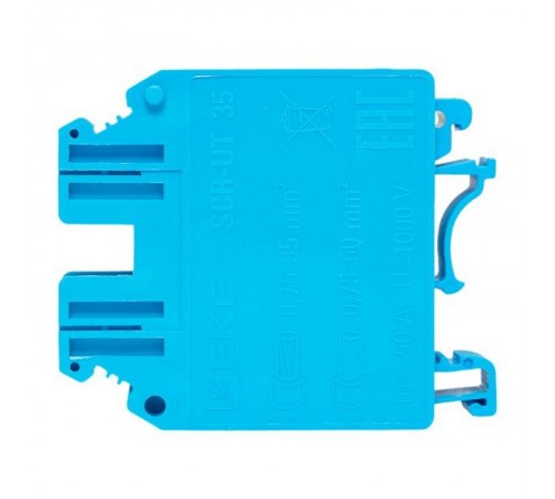 Клеммная колодка винтовая 35 UT синяя scr-ut-35-b  EKF