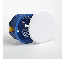 Коробка распределительная с/у 80х45 пластиковые лапки, с крышкой (для полых стен)  10174  Рувинил