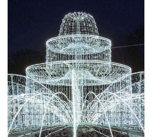 Светодиодная гирлянда ARD-STRING-CLASSIC-10000-WHITE-100LED-FLASH WHITE (230V, 7W)  025812  Arlight