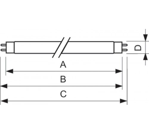 Лампа линейная люминесцентная ЛЛ 36вт TLD 36/54-765 G13 дневная (928048505451)