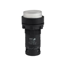 Кнопка с подсветкой OptiSignal Compact D22 C7-PL-B101 белая 1НЗ 24 В AC/DC XB7NW31B2  362089  КЭАЗ
