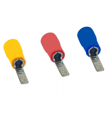 Наконечник штыревой плоский OptiKit T-Shp-PVC-0,5-1,5(100шт)  278022  КЭАЗ