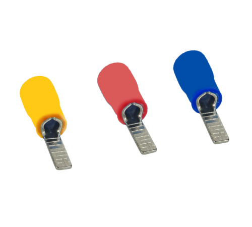 Наконечник штыревой плоский OptiKit T-Shp-PVC-1,5-2,5(100шт)  278021  КЭАЗ