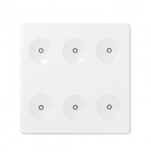 Сенсорный 6-кл выключатель без маркировки, белый  8000661-030  Simon
