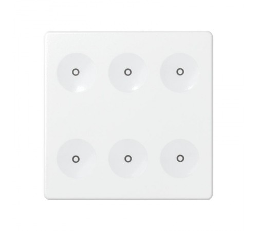 Сенсорный 6-кл выключатель без маркировки, белый  8000661-030  Simon
