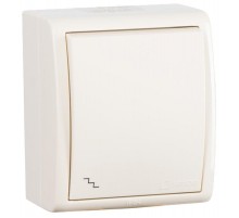 Переключатель (проходной) IP54 10AX 250В цвета слоновая кость S15 Aqua  1594201-031  Simon