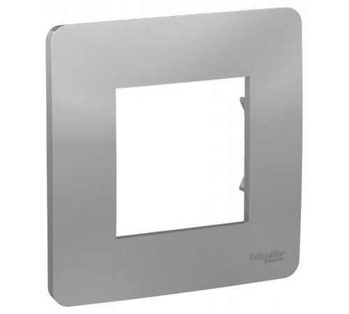 Unica Studio Алюминий Рамка 1-ая  NU200230  Schneider Electric