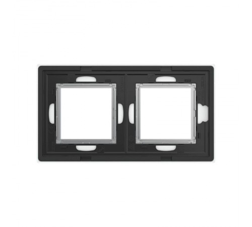 Рамка из натурального стекла, "Avanti", светло-серая, 4 модуля  4404824  DKC