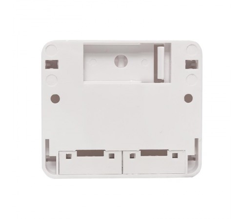 Корпус настенной розетки TERACOM PRO на 2 модуля Keystone со шторками и маркерами белый  TRP-EBOX-2KSTN-WH  EKF