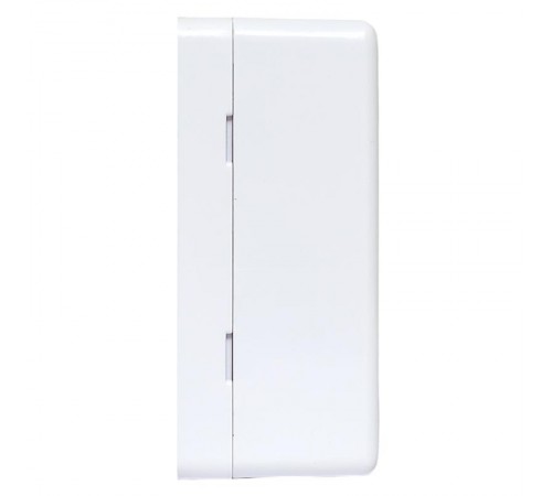 Корпус настенной розетки TERACOM PRO на 2 модуля Keystone со шторками и маркерами белый  TRP-EBOX-2KSTN-WH  EKF