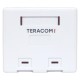 Корпус настенной розетки TERACOM PRO на 2 модуля Keystone со шторками и маркерами белый  TRP-EBOX-2KSTN-WH  EKF