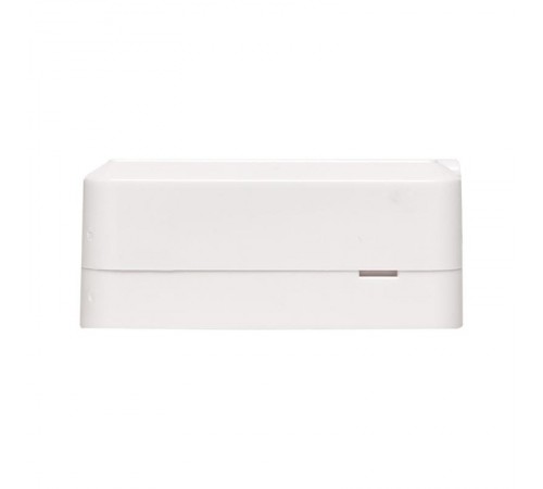 Корпус настенной розетки TERACOM PRO на 2 модуля Keystone со шторками и маркерами белый  TRP-EBOX-2KSTN-WH  EKF