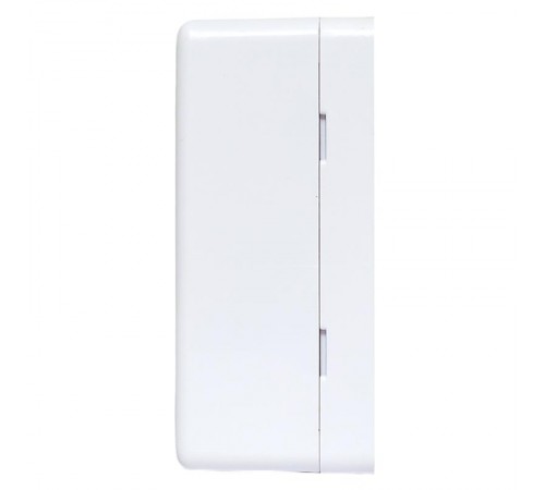 Корпус настенной розетки TERACOM PRO на 2 модуля Keystone со шторками и маркерами белый  TRP-EBOX-2KSTN-WH  EKF