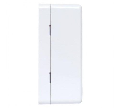 Корпус настенной розетки TERACOM PRO на 2 модуля Keystone со шторками и маркерами белый  TRP-EBOX-2KSTN-WH  EKF