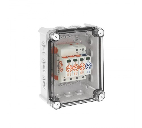 Комплект УЗИП V20-3+NPE в защитном корпусе (Класс II), 280 В (VG-V20-3+NPE-280)  5095383  OBO Bettermann
