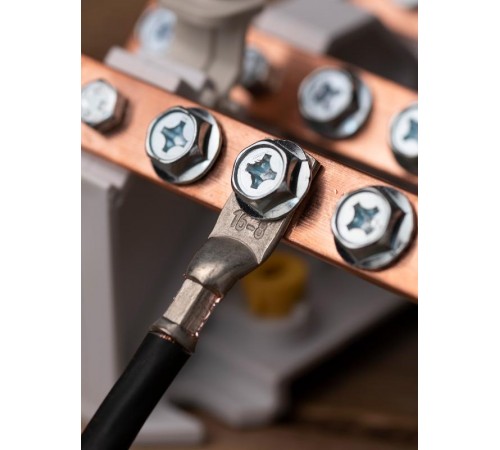 Наконечник силовой медный луженый JG-16-8-6 (ТМЛ) EKF PROxima  jg-16-8-6  EKF