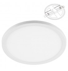 Светильник встраиваемый светодиодный даунлайт с регулир монтажным диам. (до 100мм) 9W, 2700K ,720Lm, белый, AL508  41565  FERON