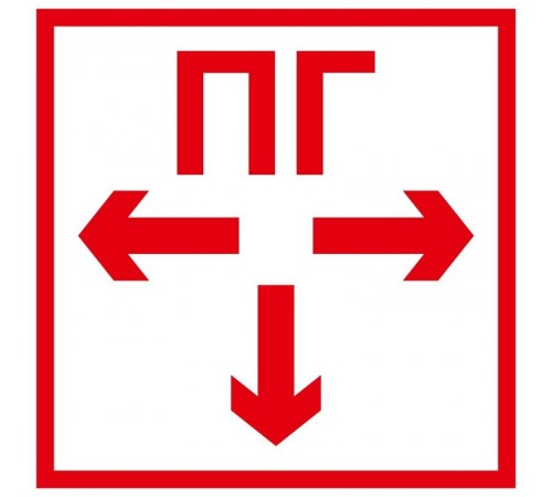 Пиктограмма квадрат "Пожарный гидрант"  60625DEK  DEKraft