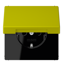 Клавиши для сдвоенных выключателей и кнопок с полем для надписи; коричневые  CD595NA  Jung