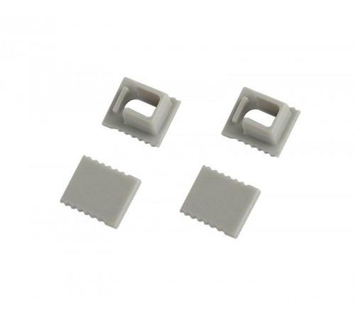 Набор заглушек  0709-3 для профиля 0709 2шт глухие 2шт с отверстием   Б0062825  ЭРА