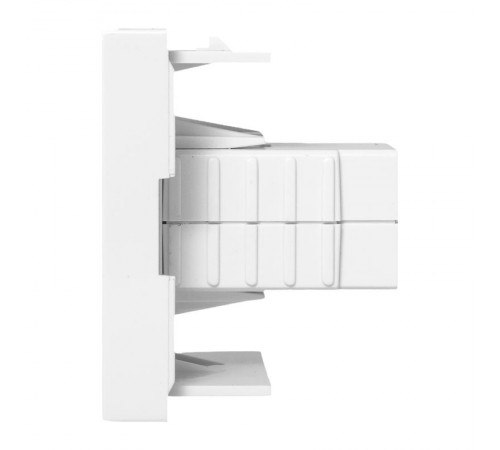 Розетка HDMI, 2 модуля, 1 гнездо, без индикатора, белая E2MR-21HDMI-10EKF