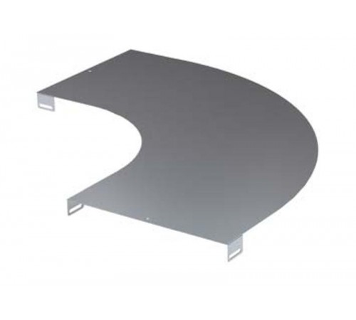 Крышка на угол горизонтальный 90 градусов, осн.400, R-300мм, горячеоцинкованная (замена наLK0043KHDZ)  LK0043HDZ  DKC