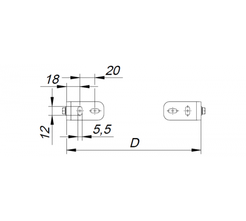 Светильник линейный cветодиодный EVOLINE LED 12 A30x90 2700K 300 15 Вт IP65  1006000250  Световые Технологии
