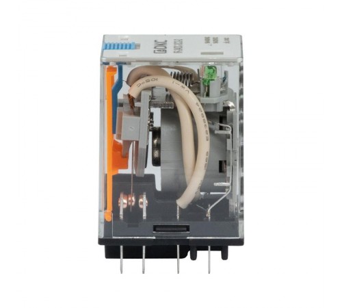 Одиночное реле, 3 перекидных контакта, 24 В DC, до 16 А  IR-24DC-3CO-D  DKC