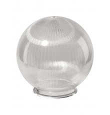 Рассеиватель для садово-паркового светильника шар ПММА 250 мм прозрачный призма (байонет 145 мм)  SQ0321-0228  TDM