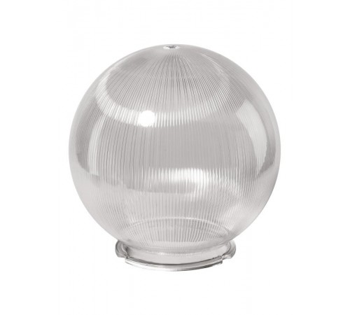 Рассеиватель для садово-паркового светильника шар ПММА 250 мм прозрачный призма (байонет 145 мм)  SQ0321-0228  TDM