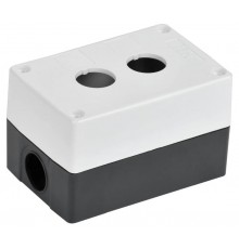 Корпус постов КП102-Р для кнопок 2 места белый  BKP10-2-K01-R  IEK
