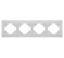 Bravo РАМКА 4-местная, цвет белый.  С1040-001  GUSI Electric