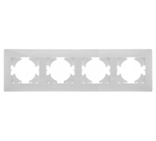 Bravo РАМКА 4-местная, цвет белый.  С1040-001  GUSI Electric