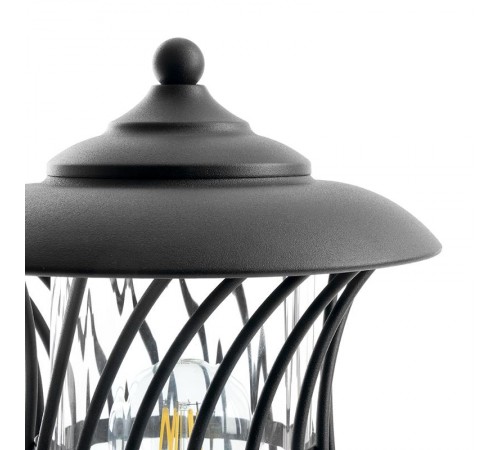 Светильник садово-парковый, 60W 230V E27 IP44 черный, PL524  11687  FERON